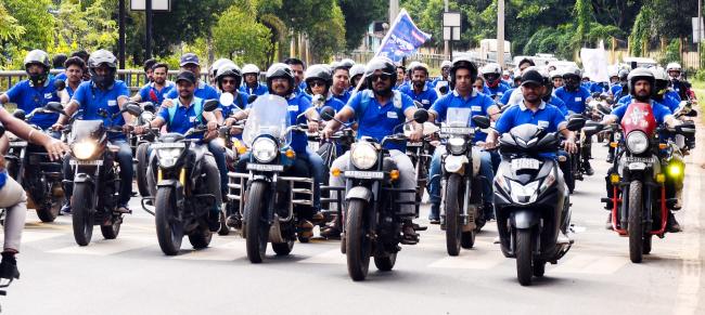 ವಿಶ್ವ ಹೃದಯ ದಿನಾಚರಣೆಯ: ಬೈಕ್ ಜಾಥಾ ಕಾರ್ಯಕ್ರಮಕ್ಕೆ ಚಾಲನೆ 