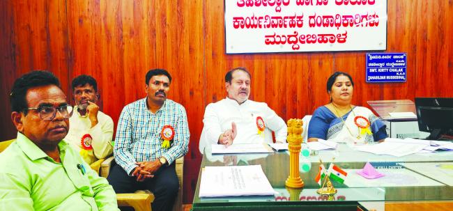  ಪ್ರಕೃತಿ ವಿಕೋಪಕ್ಕೆ ತುತ್ತಾದ ರೈತರಿಗೆ ಪರಿಹಾರ ನೀಡುವಲ್ಲಿ ಸರಕಾರ ಸದಾ ಸಿದ್ಧ 