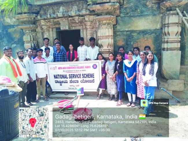  ಸ್ವಚ್ಛ ಮೇವ ಜೀವಿತೇ: ಸ್ವಚ್ಛತಾ ಕಾರ್ಯ  