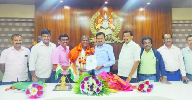 ರಾಜ್ಯ ಸರ್ಕಾರಿ ನೌಕರರ ಸಂಘಕ್ಕೆ ಎ. ಕೊಟ್ರಗೌಡ ಕಾರ್ಯದರ್ಶಿಲೋಕದರ್ಶನ ವರದಿ  