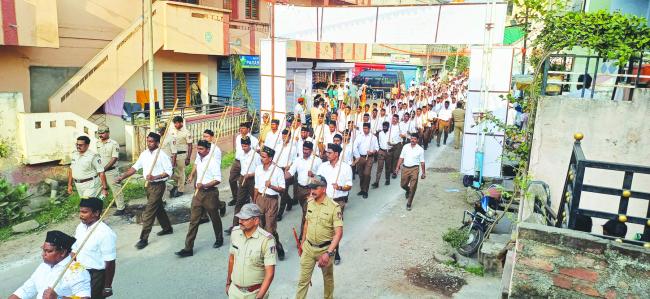 ರಾಷ್ಟ್ರೀಯ ಸ್ವಯಂ ಸೇವಕ ಸಂಘದ ಪಥಸಂಚಲನ 