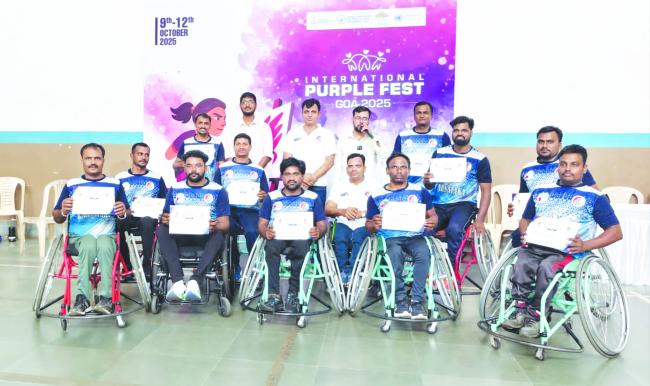  ವೀಲಚೇರ ಬಾಸ್ಕೆಟ್ ಬಾಲ್ ಕ್ರೀಡೆ: ರಾಜ್ಯಕ್ಕೆ ಪ್ರಥಮ