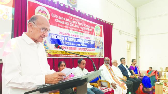 ಲೋಕದರ್ಶನ ವರದಿವೇದಿಕ ಮತ್ತು ಸಂಸ್ಕೃತ ಗಣಿತದ ವಿಶ್ಲೇಷಣೆ ಇಂದಿನ ಅಗತ್ಯ - ಎಂ. ಸಿ. ಕೊಳ್ಳಿ 