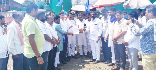  ಆಲಮೇಲದಲ್ಲಿ ಬೃಹತ ಪ್ರತಿಭಟನೆ ಮೆರವಣಿಗೆ  