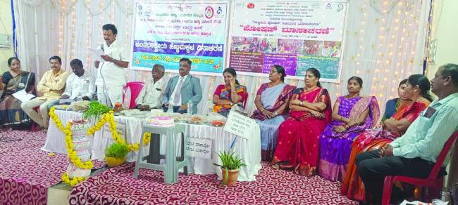  ದೇಹದ ಬೆಳವಣಿಗೆಗೆ ಪೌಷ್ಠಿಕ ಆಹಾರ ಮುಖ್ಯ: ನ್ಯಾ. ದರಗದ 