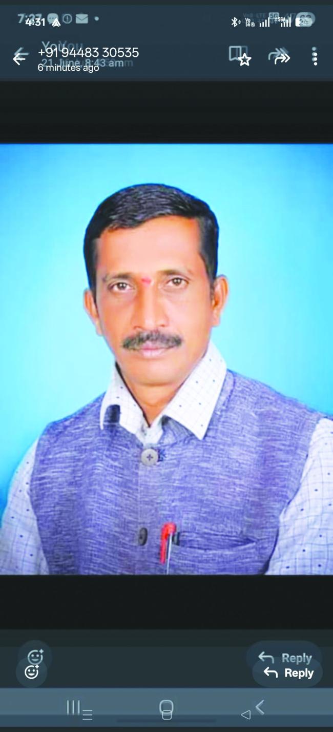 ಕರ್ನಾಟಕ ಸಾಹಿತ್ಯ ಅಕಾಡೆಮಿ. ವಿಜಯನಗರ ಜಿಲ್ಲಾ ಚಕೋರ  ವೇದಿಕೆ  ಸಂಚಾಲಕರಾಗಿ ಶ್ರೀ ವೆಂಕಟೇಶ್ ಬಡಿಗೇರ್ ಆಯ್ಕೆ 