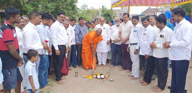 ಶಿರಗುಪ್ಪಿಯಲ್ಲಿ ಬೌಧ್ಧ ವಿಹಾರ ನಿರ್ಮಾಣ ಕಾಮಗಾರಿಗೆ ಭೂಮಿ ಪೂಜೆ 