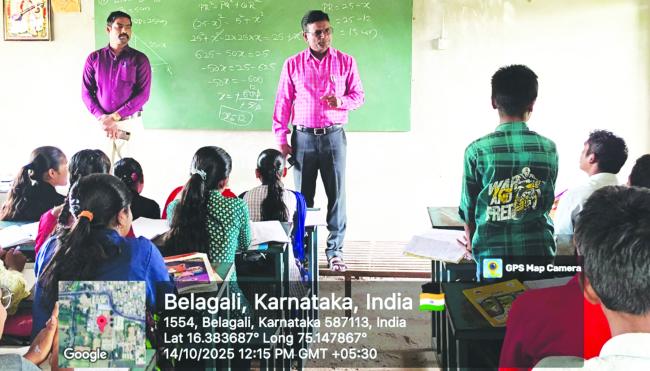 ರಜಾ ಅವಧಿಯ ವಿಶೇಷ ಕ್ಲಾಸ್ಗಳಿಗೆ ಬಿಇಓ ಭೇಟಿ     