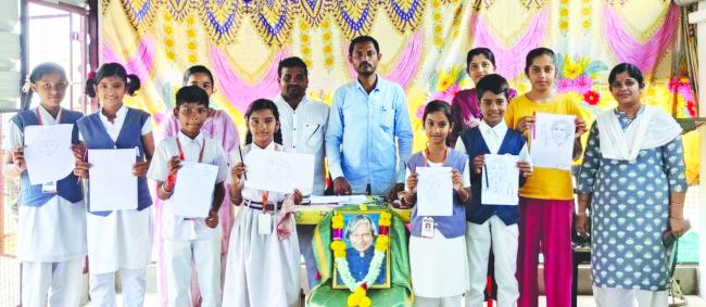 ಸ್ವಾಮಿ ವಿವೇಕಾನಂದ ಶಾಲೆ: ಅಬ್ದುಲ್ ಕಲಾಂ ಜಯಂತಿ  
