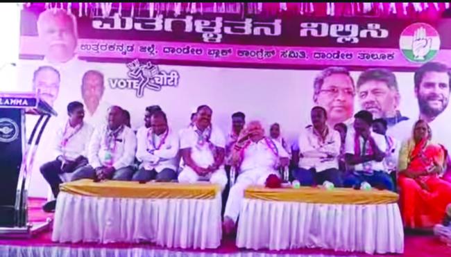 ಮತಗಳ್ಳತನದ ಮೂಲಕ ಅಧಿಕಾರದ ಗದ್ದುಗೆ ಏರುವದು ಸಂವಿಧಾನ ವಿರೋಧಿ ಕ್ರಮ : ದೇಶಪಾಂಡೆ  