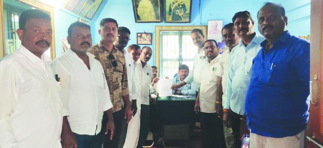 ನಿರ್ದೇಶಕರ ಸ್ಥಾನಕ್ಕೆ ಎಸ್ ಭಾಸ್ಕರ್ ರೆಡ್ಡಿ ನಾಮಪತ್ರ ಸಲ್ಲಿಕೆ 