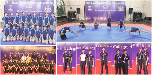 ಕಿತ್ತೂರ ರಾಣಿ ಚನ್ನಮ್ಮ ಬಾಲಕಿಯರ ವಸತಿ ಸೈನಿಕ ಶಾಲೆಯ ವಿದ್ಯಾರ್ಥಿಗಳ ಆಲ್ ಇಂಡಿಯಾ ಐ.ಪಿ.ಎಸ್‌.ಸಿ ಯೋಗ ಸ್ಪರ್ಧೆಯಲ್ಲಿ ಅದ್ಭುತ ಸಾಧನೆ