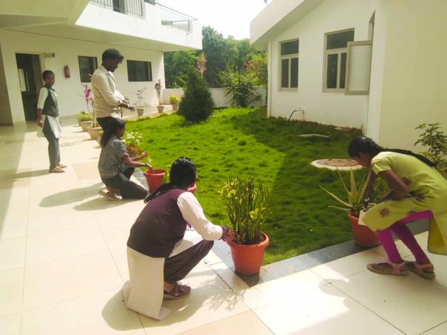  ಸ್ವಚ್ಛದೇಶ, ಸ್ವಚ್ಛದೇಹ : ಸ್ವಚ್ಛತಾ ಕಾರ್ಯ ಮತ್ತು ಸಸಿನೆಡುವುದು  