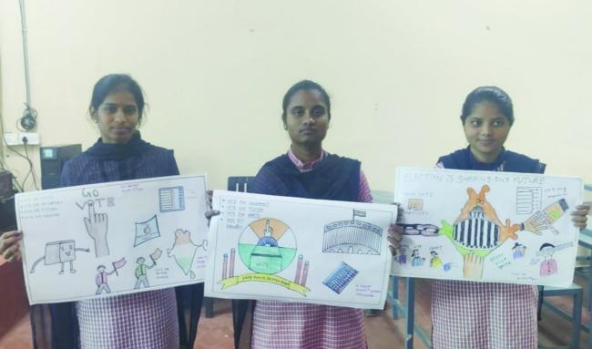 ಪ್ರಥಮ ದರ್ಜೆ ಕಾಲೇಜಿನ ವಿದ್ಯಾರ್ಥಿಗಳು ಜಿಲ್ಲಾ ಮಟ್ಟಕ್ಕೆ ಆಯ್ಕೆ 