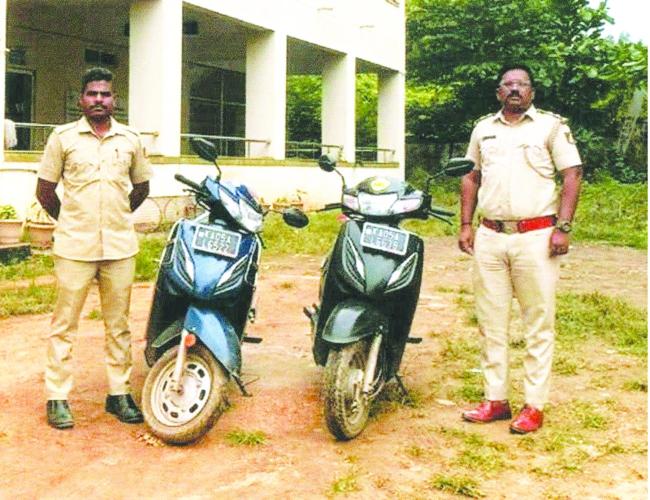 ಸಾರಿಗೆ ಅಧಿಕಾರಿಗಳಿಂದ ಅನಧಿಕೃತ ಬಾಡಿಗೆ ದ್ವಿಚಕ್ರ ವಾಹನಗಳು ಜಪ್ತು