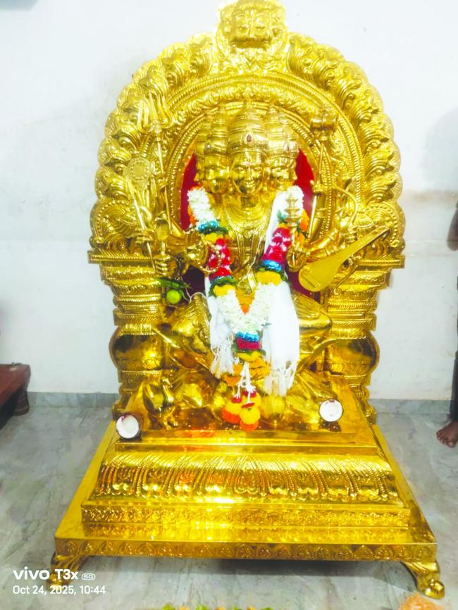 ವಿಶ್ವಕರ್ಮ ಪಂಚಲೋಹ ಉತ್ಸವ ಮೂರ್ತಿಯ ಪ್ರತಿಷ್ಠಾಪನೆ 