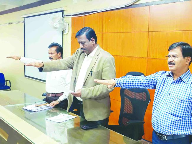 ರಾಷ್ಟ್ರೀಯ  ಏಕತಾ ದಿವಸ ಆಚರಣೆ- ಜಿಲ್ಲಾಧಿಕಾರಿಗಳಿಂದ ಪ್ರತಿಜ್ಞಾ ವಿಧಿ ಬೋಧನೆ 