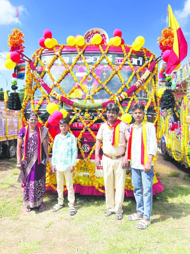 ಚಾಲಕ ಹುಸೇನ್ ಸಾಬ್ ಪ್ರೇಮ: ಕನ್ನಡ ರಥವಾದ ಕೆಎಸ್‌ಆರ್ಟಿಸಿ ಬಸ್