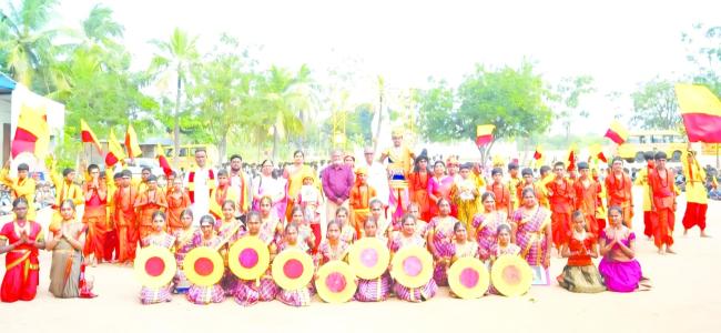 ರೆಡ್ಡಿ ವೀರಣ್ಣ ಶಾಲೆಯಲ್ಲಿ 70ನೇ ಕರ್ನಾಟಕ ರಾಜ್ಯೋತ್ಸವ ಆಚರಣೆ