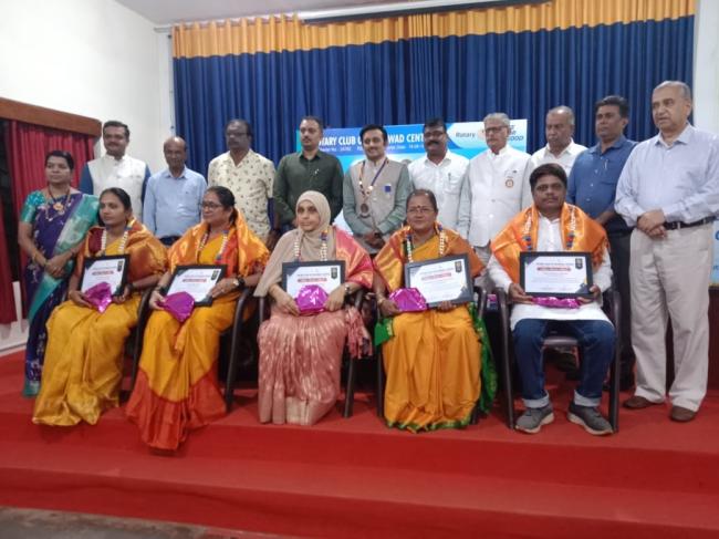  ಶಿಕ್ಷಕರ ಸೇವಾ ಮನೋಭಾವಕ್ಕೆ ಸನ್ಮಾನ 