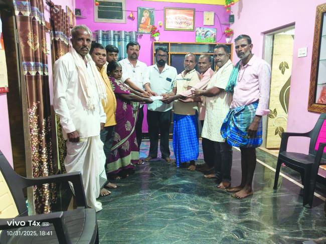 ಸಾಂತ್ವನ ಹೇಳಿದ ನ್ಯಾಯವಾದಿ ಬಸವರಾಜ  