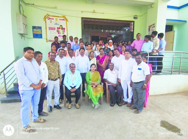 ಸರಕಾರಿ ಮಹಿಳಾ ಪದವಿ ಕಾಲೇಜಿಗೆ ಆಯುಕ್ತರು ಭೇಟಿ  