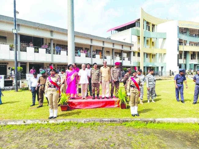 ಎನ್ಸಿಸಿ ಕೆಡೆಟ್ಗಳಿಂದ ವಂದೇ ಮಾತರಂ  ಗೀತೆಯ ಸಂಭ್ರಮಾಚರಣೆ  