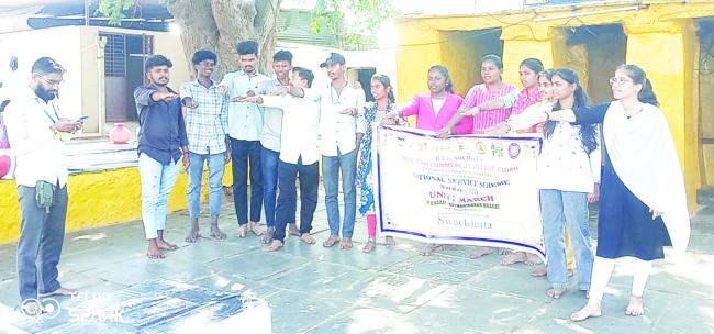  ಸ್ವಚ್ಛತಾ ಕಾರ್ಯ, ನಶಾ ಮುಕ್ತ ಭಾರತ, ಸ್ವದೇಶ ಸಂಕಲ್ಪ ಪ್ರತಿಜ್ಞಾ ಅಭಿಯಾನ : ಸರ್ದಾರ್ 