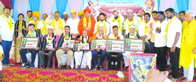 ಸಂತ ಶ್ರೇಷ್ಠ ಕನಕದಾಸರ 538ನೇ ಜಯಂತಿ ಆಚರಣೆ  