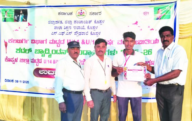 ಚಕ್ರ ಎಸೆತದಲ್ಲಿ ನಬಿಸಾಬ್ ರಾಜ್ಯ ಮಟ್ಟಕ್ಕೆ ಆಯ್ಕೆ