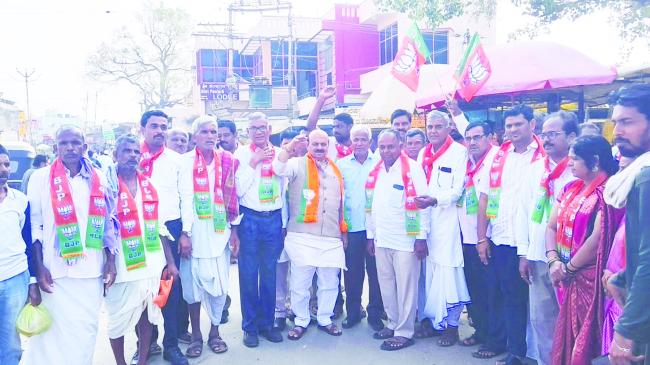 ಬಿಜೆಪಿ ಪಕ್ಷದ ವತಿಯಿಂದ ಸಂಭ್ರಮಾಚರಣೆ  