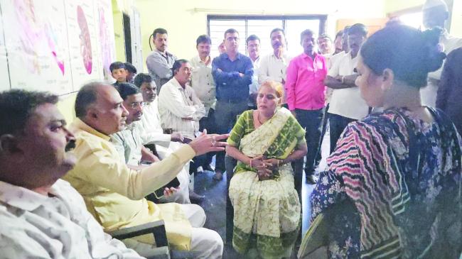  ಆಸ್ಪತ್ರೆಗೆ ಶಾಸಕ ರಾಜುಗೌಡ ಭೇಟಿ, ಪರೀಶೀಲನೆ 