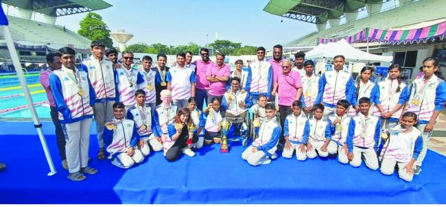 ಬಳ್ಳಾರಿ: ಪ್ಯಾರಾ ಈಜು ಸ್ಪರ್ಧಿಗಳ ಸಾಧನೆ 