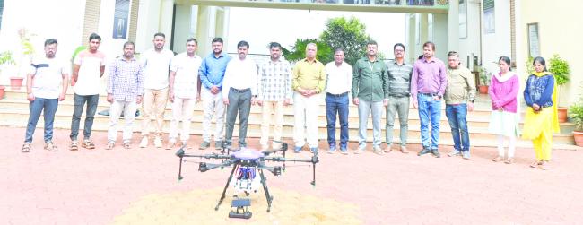 ಉದ್ಯಮಶೀಲತಾ ಅಭಿವೃದ್ಧಿಗೆ ಕಿಸಾನ್ ಡ್ರೋನ್‌: ಕೆವಿಕೆ ಮತ್ತಿಕೊಪ್ಪ ಸಾಧನೆ 