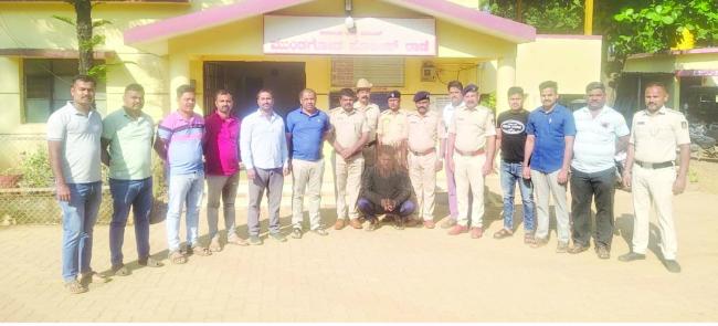 ಮಾದಕ ವಸ್ತುವನ್ನು ಅಕ್ರಮವಾಗಿ ಸಾಗಾಟ, ವ್ಯಕ್ತಿ ಲಾಕ್, 8 ಲಕ್ಷದ ಮೌಲ್ಯದ ಮಾಲು ವಶಕ್ಕೆ 