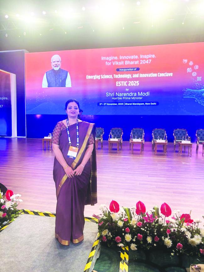 ನವದೆಹಲಿಯಲ್ಲಿ ನಡೆದ 2025 ಸಮಾವೇಶದಲಿ  ತಾಂತ್ರಿಕ ಕಾಲೇಜಿನ ಡಾ. ಪೂಜಾ ಅನಗೋಳ್ಕರ್ ಭಾಗಿ 