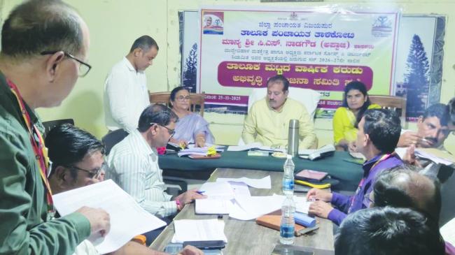 ಕರಡು ಅಭಿವೃದ್ಧಿ ಯೋಜನೆ ಶಿಸ್ತುಭದ್ಧವಾಗಿ ಸಿದ್ಧಪಡಿಸಿ: ಶಾಸಕ ನಾಡಗೌಡ  