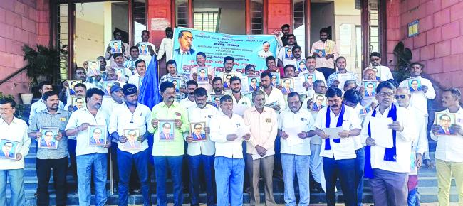 ಸಚಿವ ಪ್ರಿಯಾಂಕ ಖರ್ಗೆ ಕುಟುಂಬಕ್ಕೆ ರಕ್ಷಣೆ ನೀಡಲು ಆಗ್ರಹ 