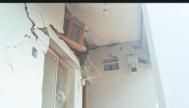 ಸಿಲಿಂಡರ್ ಸ್ಪೋಟ: ಮನೆ ಸಂಪೂರ್ಣ ಜಖಂ