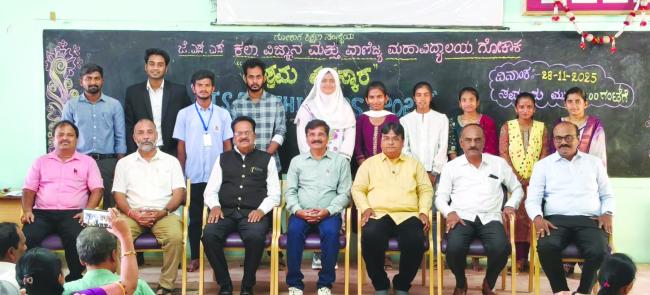 ಪರಿಶ್ರಮ ಉಜ್ವಲ ಬದುಕಿಗೆ ದಾರೀದೀಪ: ಎಂ.ಜಿ.ತಾಂವಶಿ