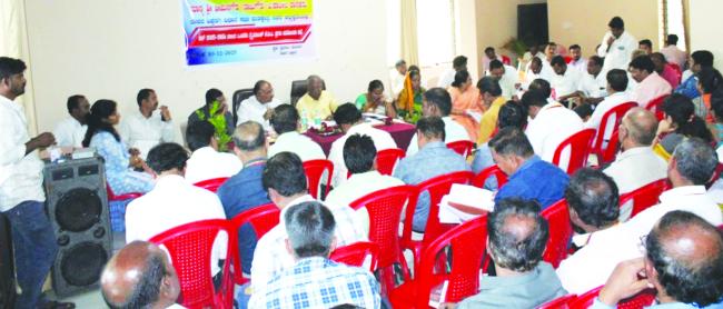 ತಾಲೂಕು ಮಟ್ಟದ ಅಧಿಕಾರಿಗಳ ಪ್ರಗತಿ ಪರೀಶೀಲನಾ ಸಭೆಯಲ್ಲಿ ಶಾಸಕ ರಾಜುಗೌಡ ಎಚ್ಚರಿಕೆ 