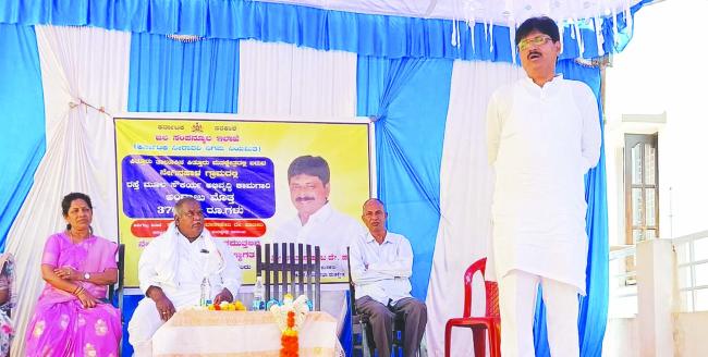 ವಿವಿಧ ರೂ. 770ಲಕ್ಷ ಕಾಮಗಾರಿಗೆ ಶಾಸಕ ಬಾಬಾಸಾಹೇಬ ಪಾಟೀಲ ಚಾಲನೆ 