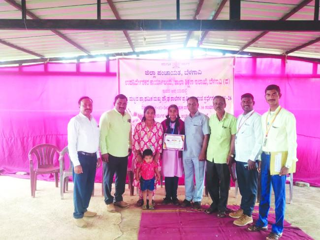 ರಾಣಿ ಚನ್ನಮ್ಮ ವಸತಿ ಶಾಲೆ ವಿದ್ಯಾರ್ಥಿನಿ   ಭಾಷಣ ಸ್ಪರ್ಧೆಯಲ್ಲಿ ಪ್ರಥಮ ಸ್ಥಾನ 