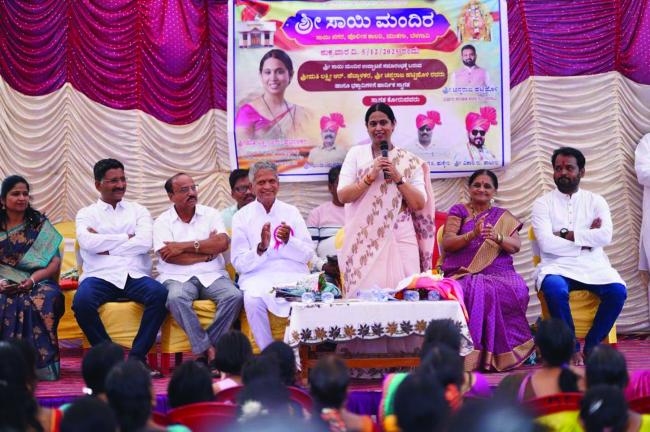 ಕ್ಷೇತ್ರದಲ್ಲಿ 150 ದೇವಸ್ಥಾನಗಳ ಜೀರ್ಣೋದ್ಧಾರ : ಸಚಿವೆ ಲಕ್ಷ್ಮೀ ಹೆಬ್ಬಾಳಕರ್  