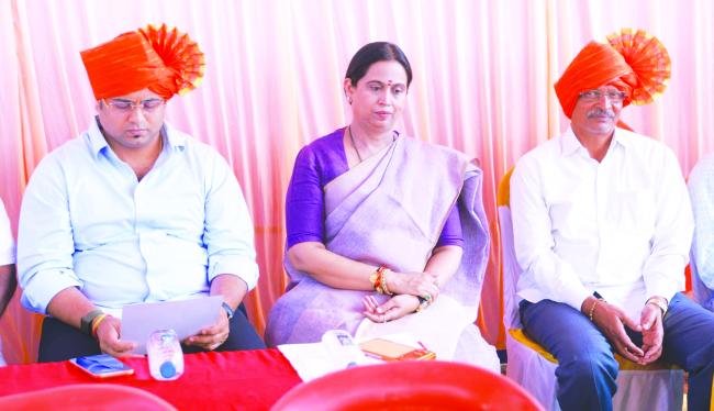 ಕ್ಷೇತ್ರದಲ್ಲಿ 151ನೇ ದೇವಸ್ಥಾನ ಜೀರ್ಣೋದ್ಧಾರಕ್ಕೆ ಸಚಿವೆ ಲಕ್ಷ್ಮೀ ಹೆಬ್ಬಾಳಕರ್ ಪೂಜೆ