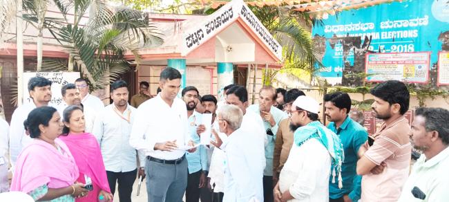 ಜಿಲ್ಲಾಧಿಕಾರಿಗಳಾದ ಡಾ.ಅನಂದ.ಕೆ  ಅವರು ಬಬಲೇಶ್ವರ ತಾಲೂಕಿಗೆ ಭೇಟಿ ಪರೀಶೀಲನೆ 