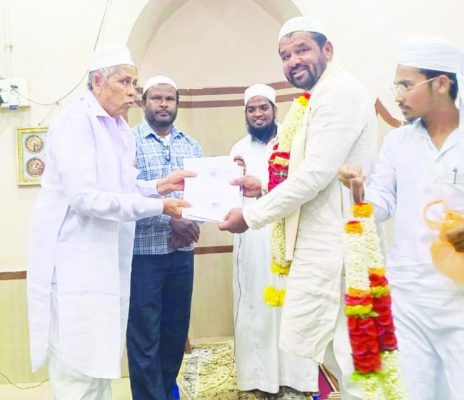 ಪಟೇಲರ ದೂರವಾಣಿ ಸಂಪರ್ಕ ಮೂಲಕದ ಮಸೀದಿ ಕಮಿಟಿ ಮನವಿಗೆ ಸಚಿವ ಜಮೀರ್ ಸ್ಪಂದನೆ  