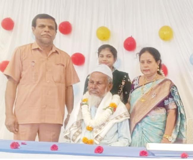 ಅಬ್ದುಲ್ ವಹಾದ್ ಸಿದ್ಧಿಕೀ ಗೆ ಸನ್ಮಾನ  