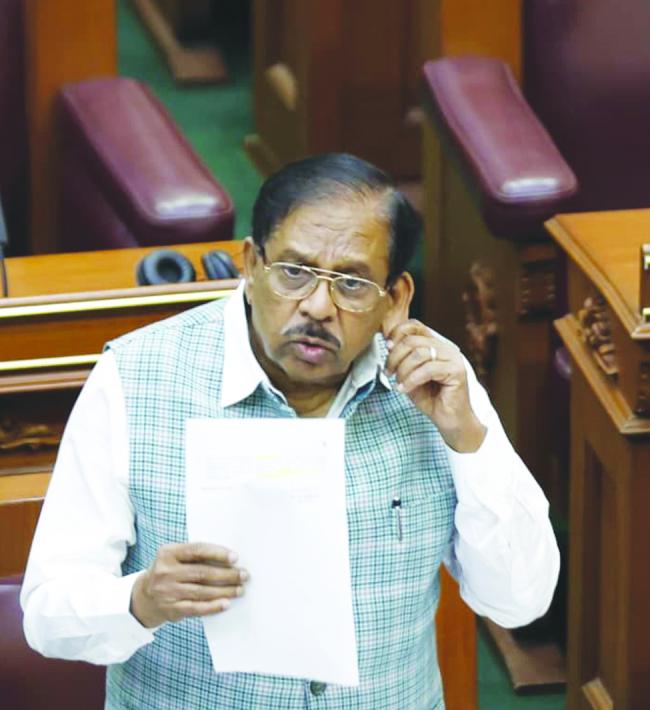 61299 ಸ್ವಯಂ ಪ್ರೇರಿತ ದೂರು ದಾಖಲು : ಗೃಹ ಸಚಿವ ಡಾ.ಜಿ.ಪರಮೇಶ್ವರ್ 