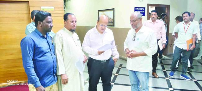 ಅಲ್ಪಸಂಖ್ಯಾತರಿಗೆ ಮೂಲಭೂತ ಸೌಲಭ್ಯ ಮತ್ತು ಸಮಾಜ ಘಾತಕ ಶಕ್ತಿಗೆ ಕಡಿವಾಣ ಹಾಕಬೇಕೆಂದು ಮನವಿ